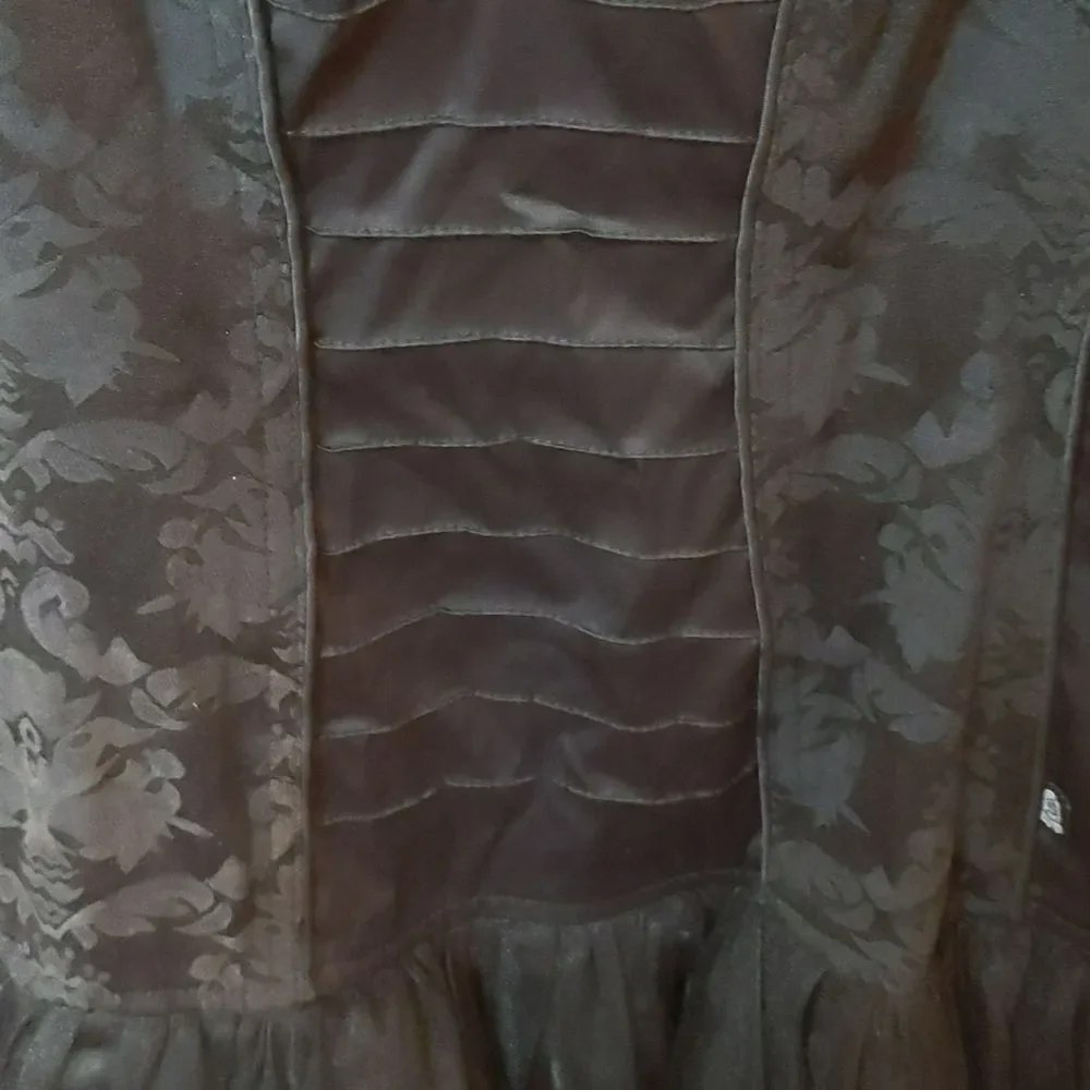 Tripp NYC Black Tutu Layers Corset Removable Straps Mini Dress XL NWOT - Picture 7 of 15